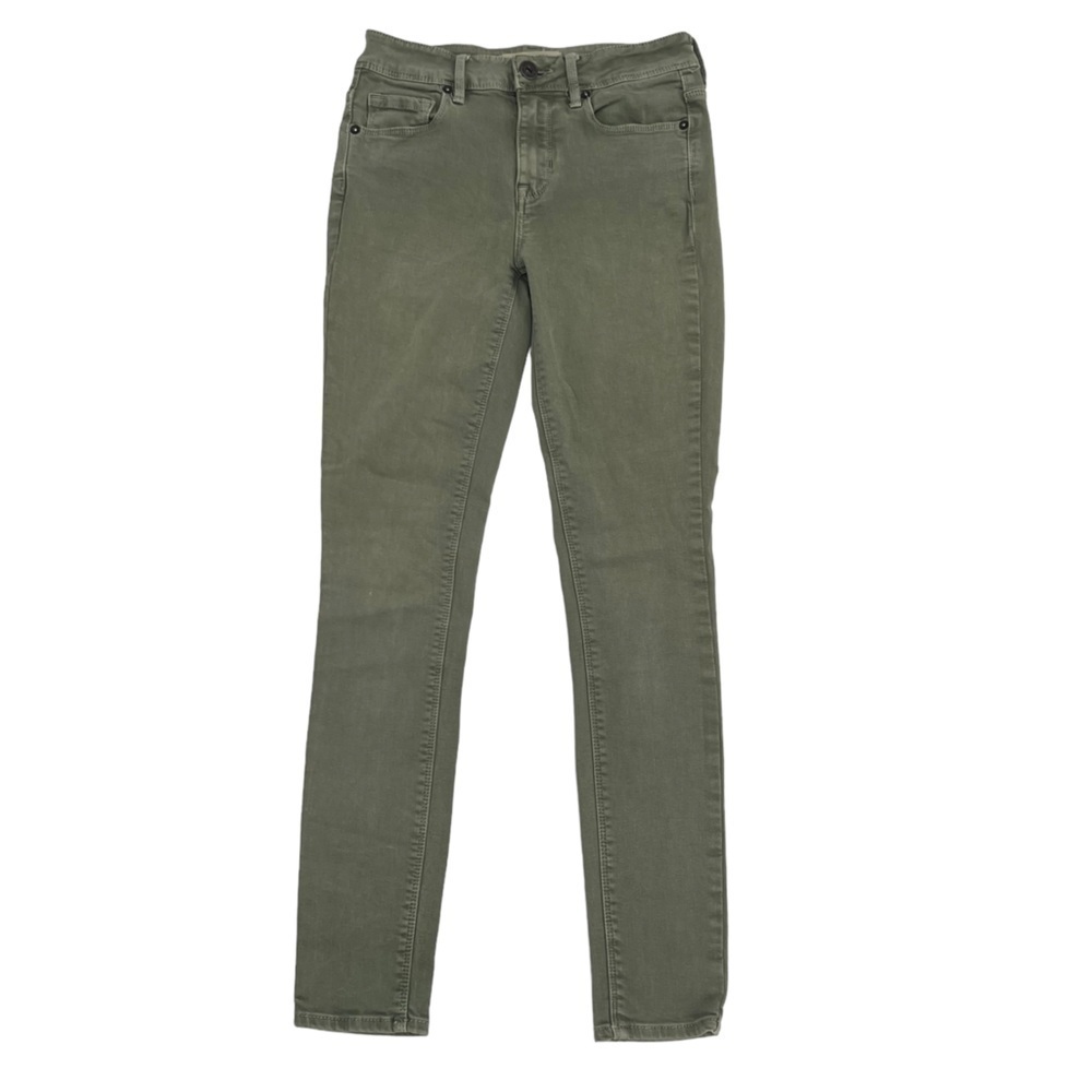 Bullhead Denim Co Green High Rise Skinniest Denim Jeans Size 1 Women's